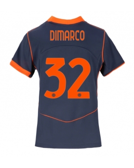 Billige Fotballdrakt Inter Milan Federico Dimarco #32 Replika Tredjedrakt Dame 2025-26 Kortermet Billige Fotballdrakt Inter Milan Federico Dimarco #32 Replika Tredjedrakt Dame 2025-26 Kortermet